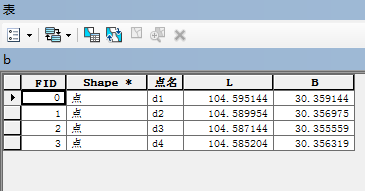 arcgis經(jīng)緯度轉平面坐標教程